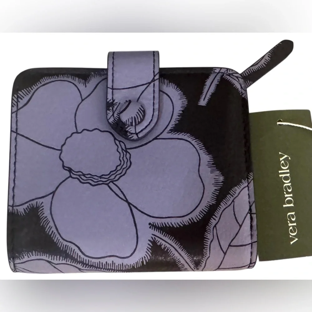 Vera Bradley Leather Tab Wallet
